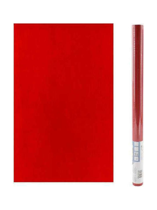 Self-adhesive Wall Mural Red 200x45cm