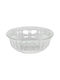 Keskor Servierschüssel Rund Glas Transparent mit Durchmesser 11.5cm