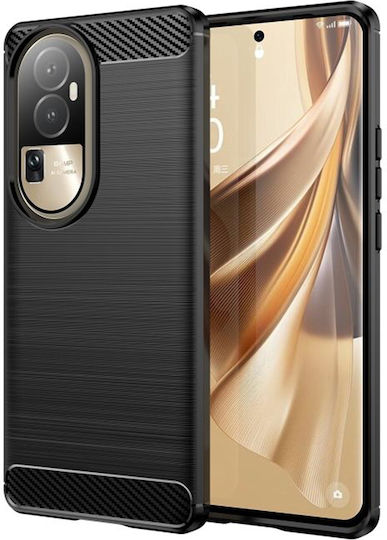 Techsuit Carbon Back Cover Σιλικόνης Μαύρο (Oppo Reno10 Pro Plus)