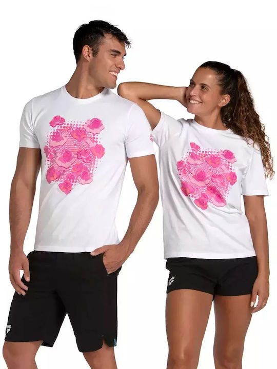 Arena Unisex Tricou Alb
