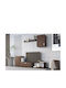 Σύνθετο Σαλονιού Emery Wenge Μ130xΒ36xΥ111εκ.