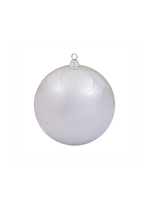 Διακοσμητική Weihnachtsbaum-Anhänger Kugel Ornament Silber