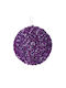 Ornament suspendat Glob Plastic Violet 8buc Set 24buc