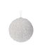 Iliadis Christmas Plastic Ball Ornament White 24pcs