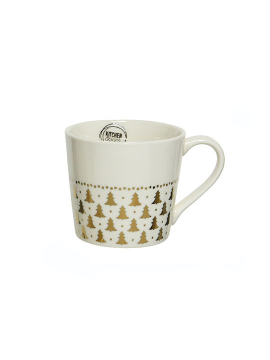 Weihnachtliche Becher Porzellan Weiß Weihnachtlich Becher Porzellan Weiß L13.5xB9.1xD9.7cm.