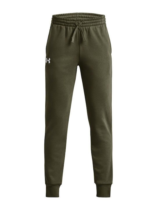 Under Armour Παιδικό Παντελόνι Φόρμας Χακί Rival