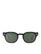 Izipizi Unisex Sunglasses with Black Plastic Frame and Black Polarized Lens