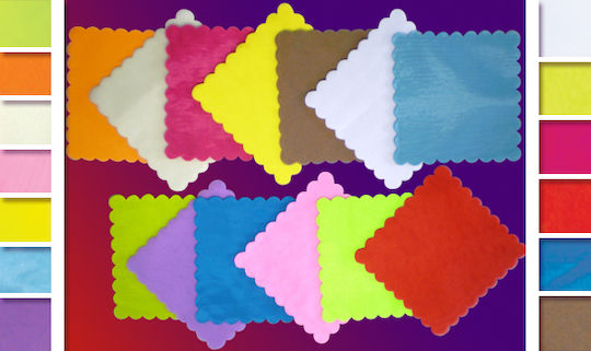 Paperpack Net Fabric for Wedding Favors Made of Organza White 100pcs