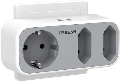 Tessan Power Strip White