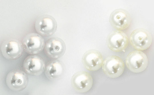 Paperpack Net Craft Beads White 118pcs 20mm
