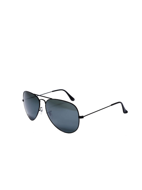 Dilos Sonnenbrillen mit Schwarz Rahmen und Schwarz Spiegel Linse DILOSCRYSTAL120