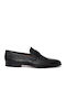 Leder Herren Mokassins in Schwarz Farbe