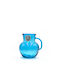 Glass Drops Glass Decanter 20cm with Stopper Blue 2300ml