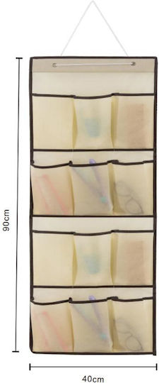 Tpster Stoff Aufhängen Organisator Für Unterwäsche In Beige Farbe 40x90cm