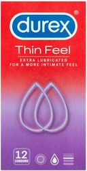 Durex Προφυλακτικά Thin Feel Extra Lubricated 12τμχ