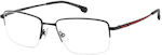 Carrera Eyeglass Frame Black 8895 BLX