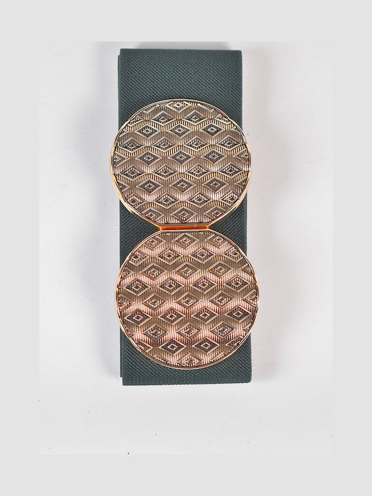 Elastic Women's Belt Green