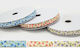 Paperpack Net Band Doppelseitig Monochrom Blau mit Breite 10mm