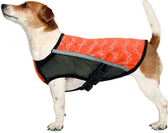 Camon Orange Dog Coat Medium with 36cm Back Length