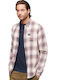 D2 Ovin Langärmelig Baumwolle Overshirt Geprüft Rosa