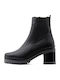 Leather Women's Chelsea Boots Black