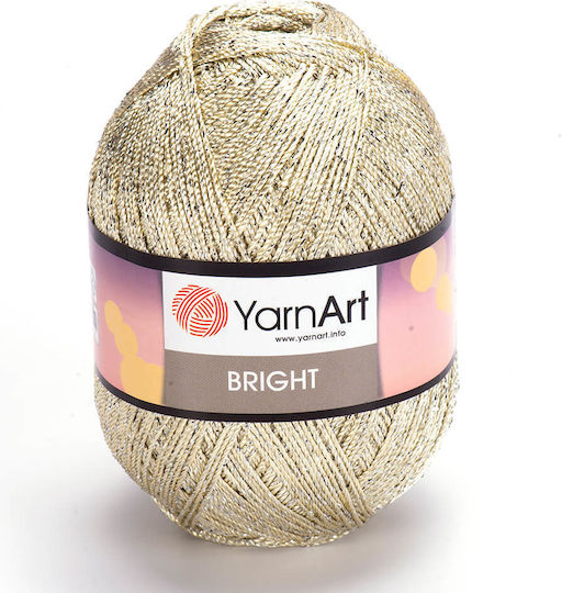 YarnArt Strickgarn für Taschen Spitzenfaden Polyamid Beiges 340m 90g