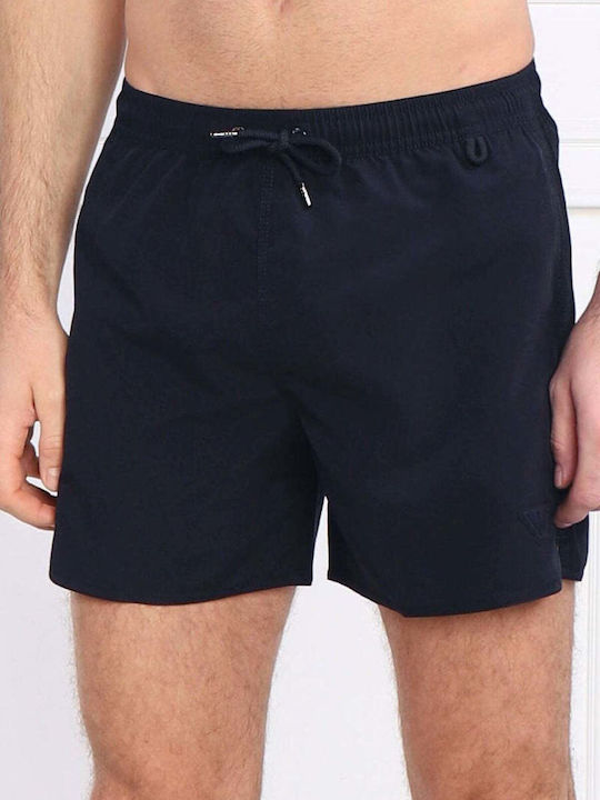 Emporio Armani Herren Badehose Blau Monochrom