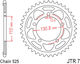 JT Sprockets Hinteres Ritzel
