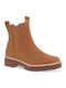 Dakota Leather Women's Ankle Boots Tabac Brown