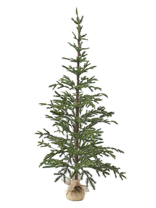 Χριστουγεννιάτικο Δέντρο Angel Pine με Ξύλινο Κορμό 140εκ.