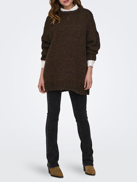 Only Women's Long Sleeve Sweater Brown