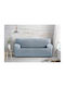 Mc Decor Tunez Elastic Cover for Three Seater Sofa Light Blue 170εκ. 1pcs MCL.EL.TUNEZ.TR-UALASSI