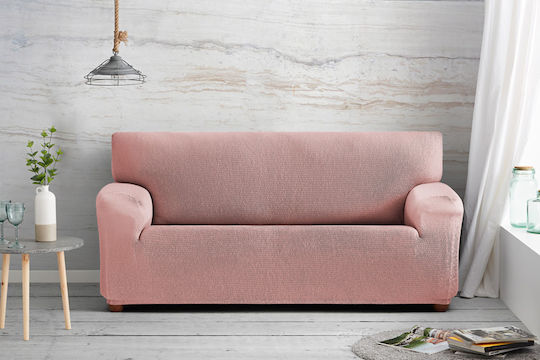 Mc Decor Tunez Elastische Abdeckung für Vier-Sitzer-Sofa Pink 230εκ. 1Stück MCL.EL.TUNEZ.TE-ROZ
