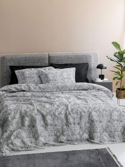 Palamaiki Ivy Kissenbezug-Set Oxford Grey 52x75cm.