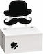 Novaker Baptism Cloth Box Little Man Made of Wood