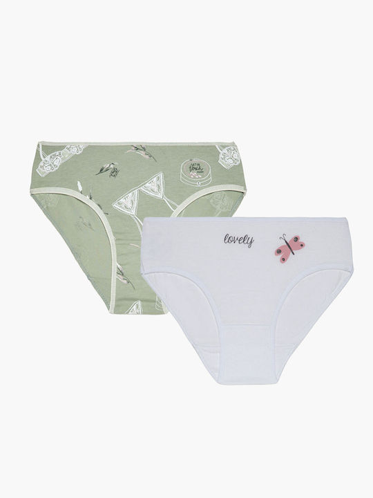 Pretty Baby Set pentru copii cu chiloței Kaki 2buc