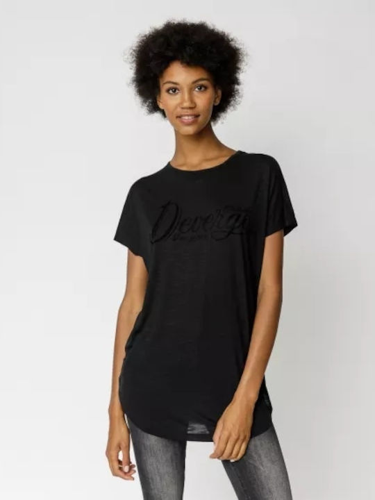 Devergo Γυναικείο T-shirt Μαύρο