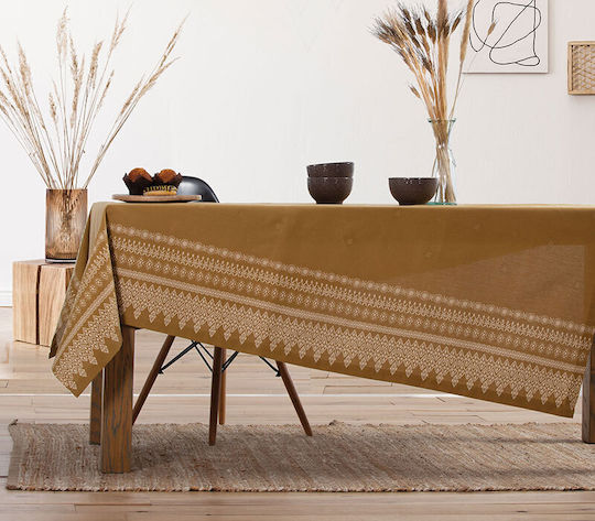 Nef-Nef Homeware Față de masă Kleran Miere 140x140cm