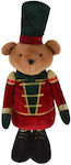 Aria Trade Plush Bear Christmas Red Uniform 66 cm