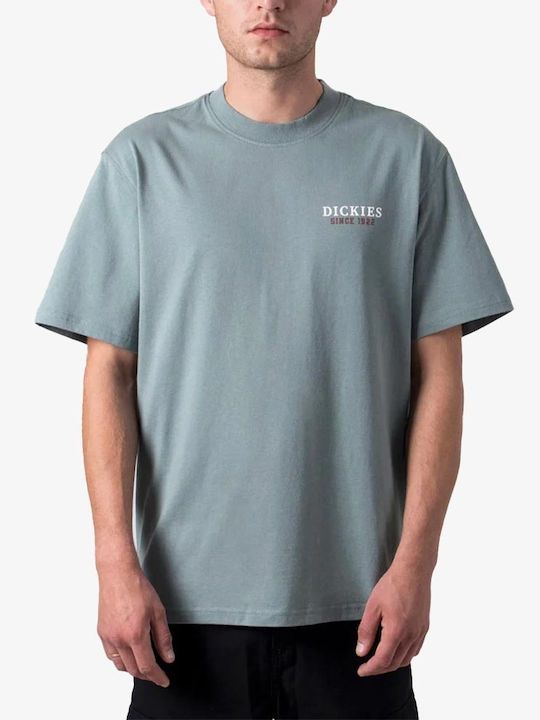 Dickies T-shirt Bărbătesc cu Mânecă Scurtă Albastru deschis
