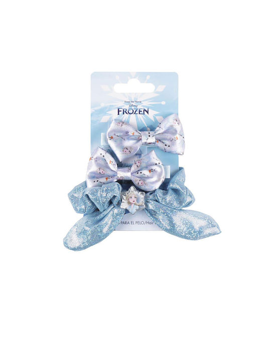 Frozen District Set of Kids Hair Clips with Multicolour 3pcs