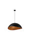 Sigma Solaris Ceiling Light Black with E27 Socket 69x69x97cm