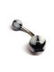Amalfi Accessories Belly Button Piercing Made of Silver Steel Black