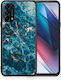 Smartfits Marble Blue Back Cover Μπλε (Oppo Find X3 Lite)