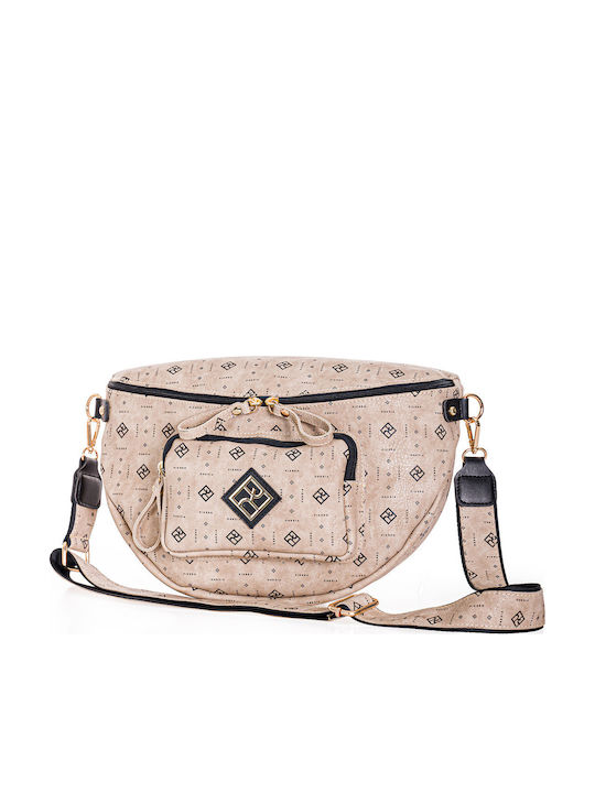 Pierro Accessories Γυναικεία Τσάντα Χιαστί Καφέ