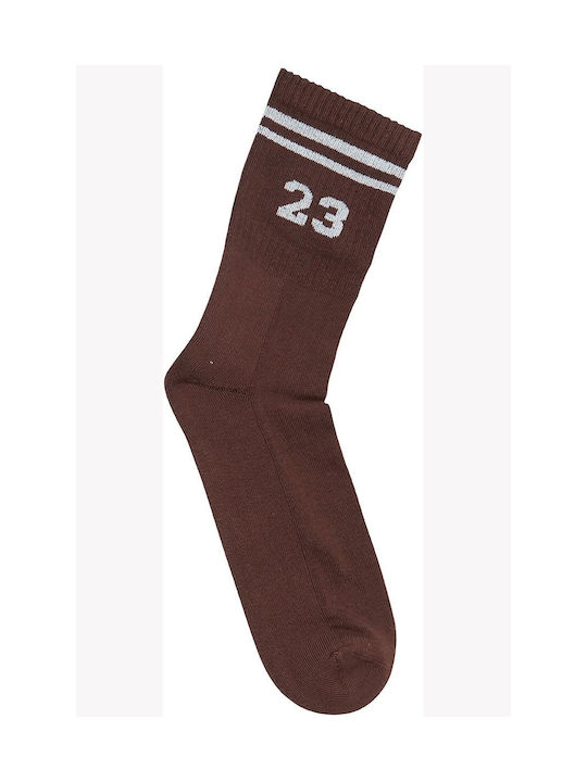 ME-WE Athletic Socks Brown