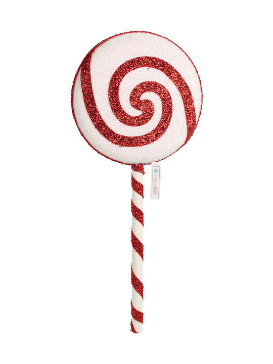 De Crăciun Plastică Figurină Candy Roșu Înălțime 60cm.