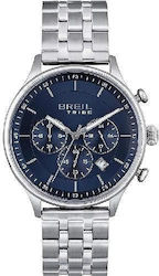 Breil Watch Chronograph Battery with Silver Metal Bracelet