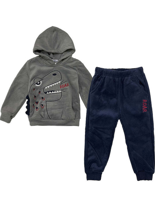 Kinder Trainingsanzüge Mit Bluse Grau 2 Stück