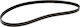 Gorenje Brotbackautomaten Riemen Original 519mm